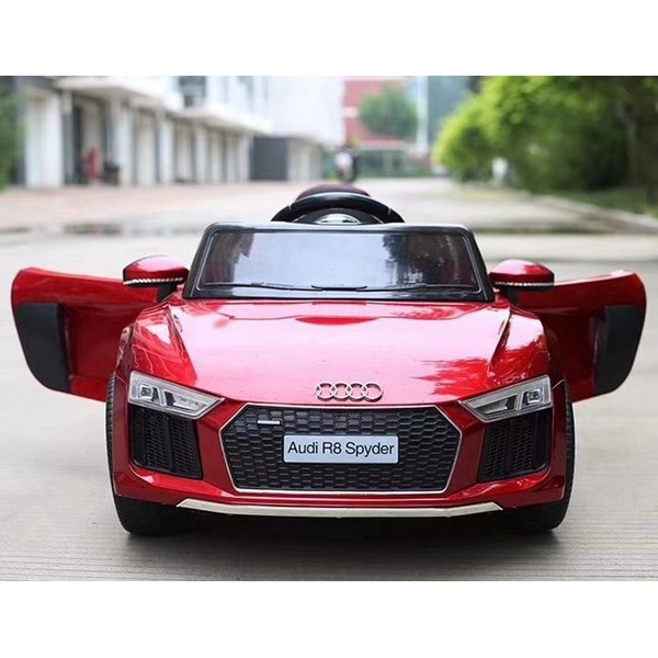 Продукт Акумулаторен Audi R8 Spyder 12V металик боя с меки гуми и кожена, модел 2022 година - 0 - BG Hlapeta